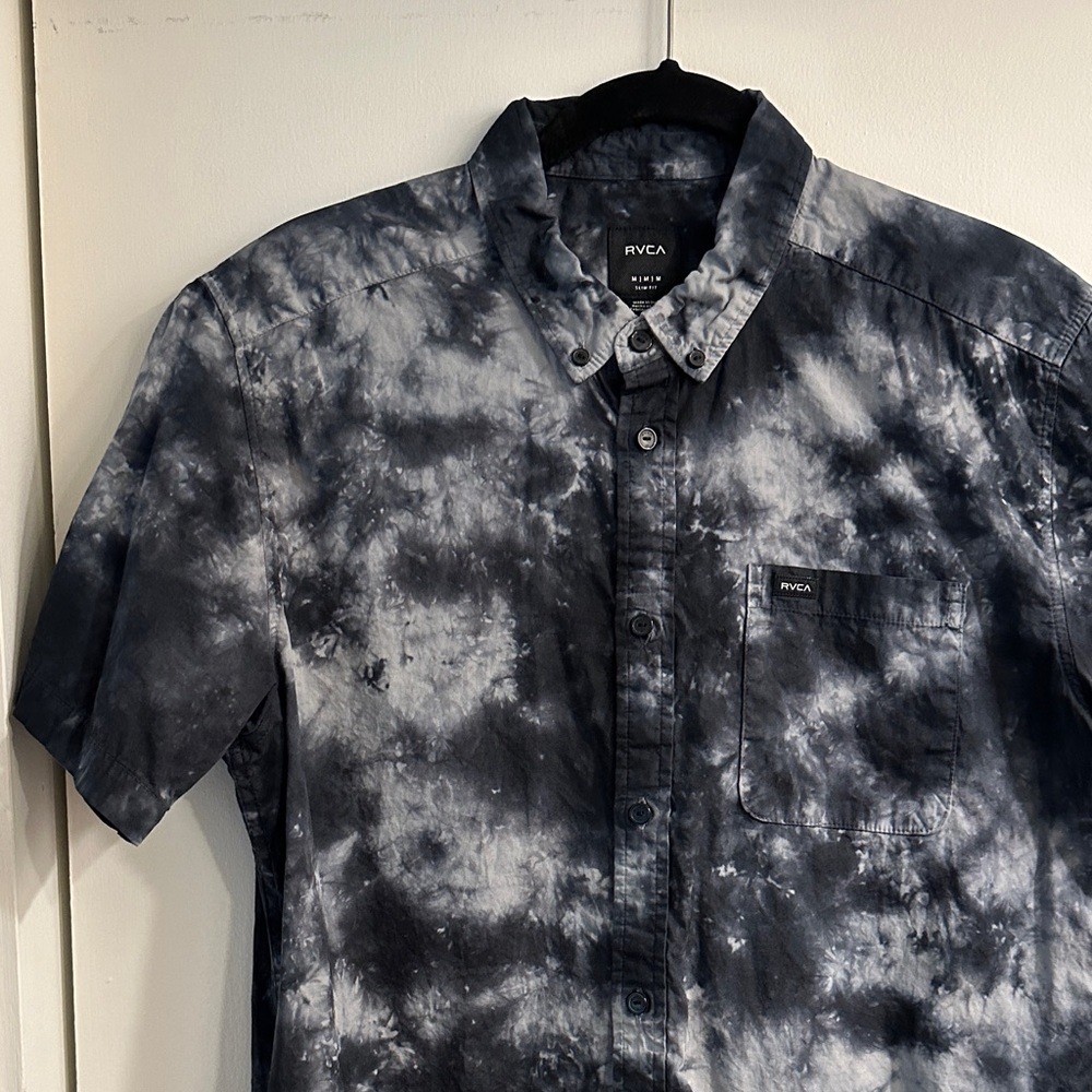 RVCA Tie-Dye Button Up Shirt